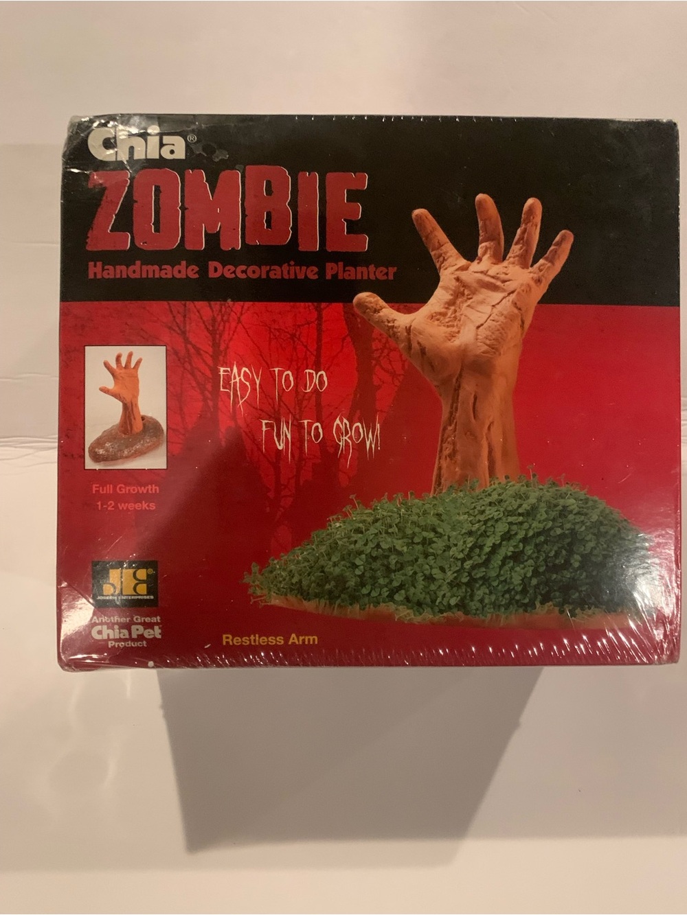Chia Zombie Restless Arm Decorative Planter New Sealed Halloween Horror